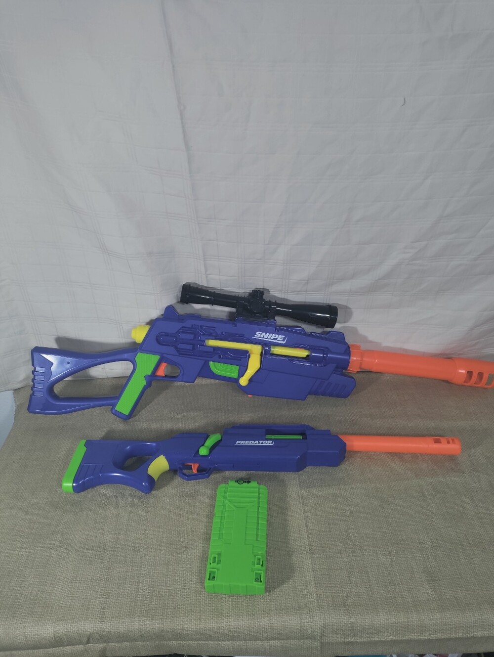 Buzz Bee Toys Lot Buzz Air Warriors Ultra-Tek Snipe + Air Warriors Predator ++